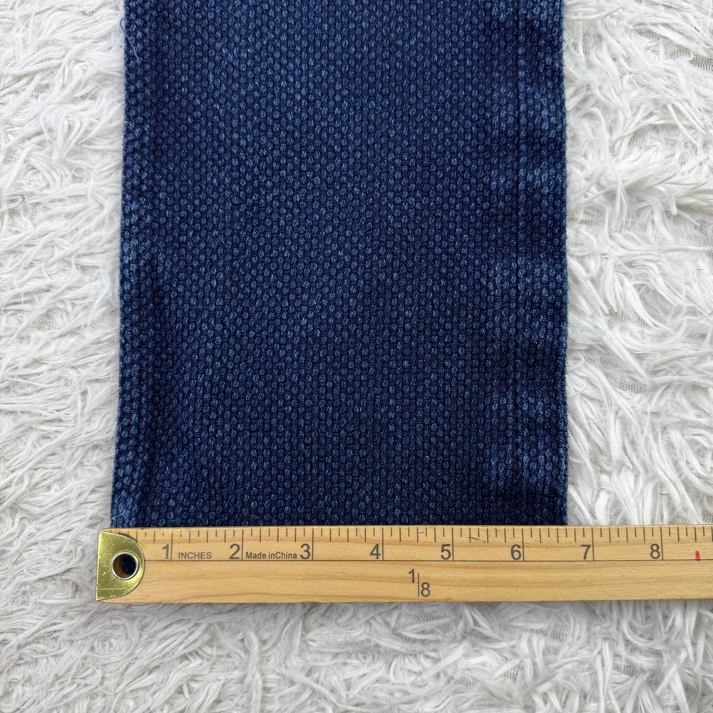 Gustin Pants Mens 31 Blue Monster Sashiko Dobby 5 Pocket Straight Leg 28x30 - Picture 11 of 12